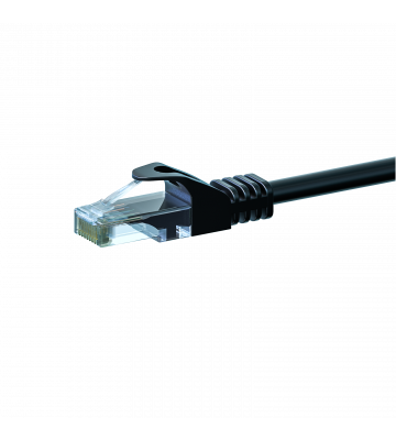 CAT6 UTP 0,25m black - CCA