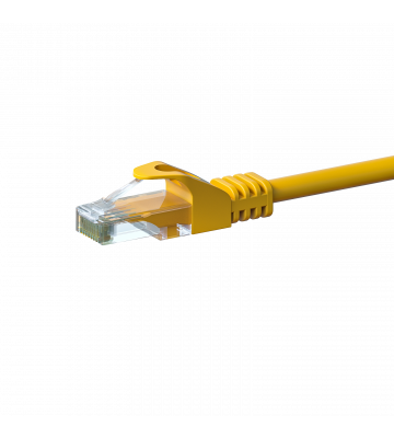 CAT6 UTP 0,25m yellow - CCA