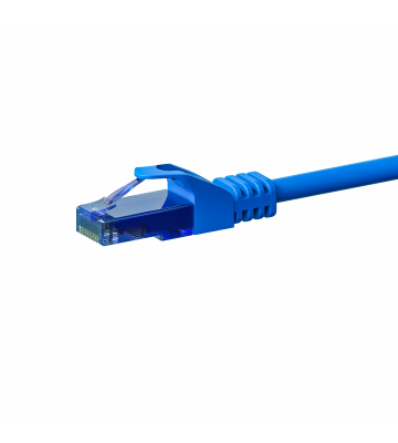 UTP CAT6a 0,25m blue - 100% copper