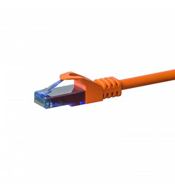 UTP CAT6a 0,25m orange - 100% copper