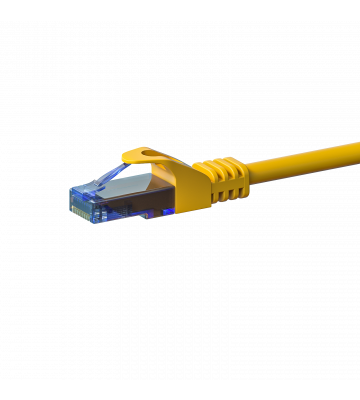 UTP CAT6a 0,25m yellow - 100% copper