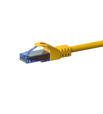 UTP CAT6a 10m yellow - 100% copper
