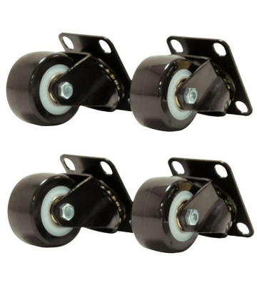 Set castors for all server racks without brakes