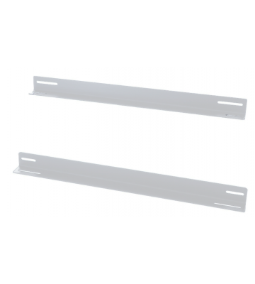 L-section 2-pack suitable for 600mm deep wall mount server racks - white