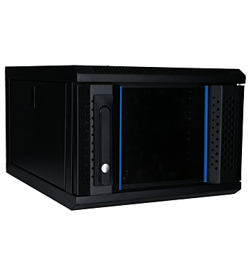 10 inch 4U server rack with glass door 370x450x264mm (WxDxH)