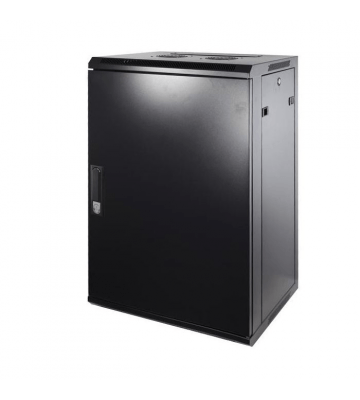 18U wall mount server rack with metal door 600x600x900mm (WxDxH)