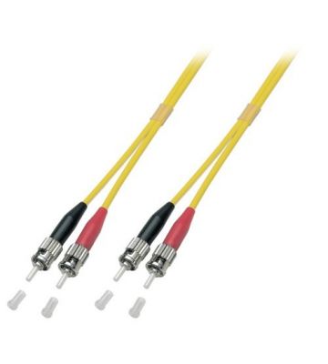 OS2 duplex fibre optic cable ST-ST 1m