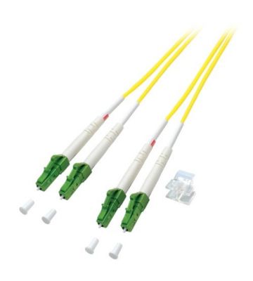 OS2 duplex fibre optic cable LC/APC-LC/APC 2m
