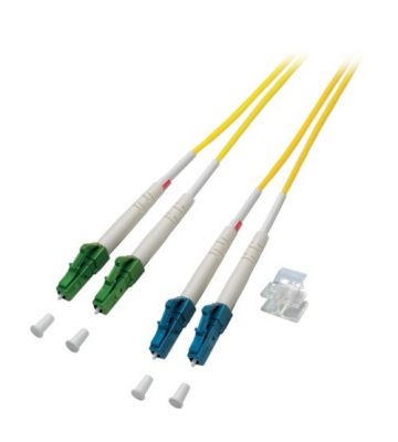 OS2 duplex fibre optic cable LC/APC-LC 1m
