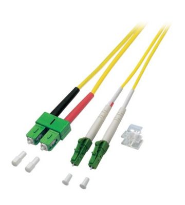OS2 duplex fibre optic cable LC/APC-SC/APC 3m