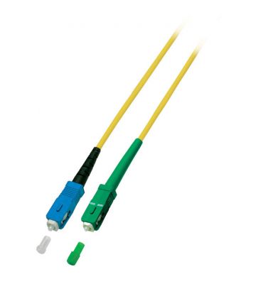 OS2 simplex fibre optic cable SC/APC-SC 1m