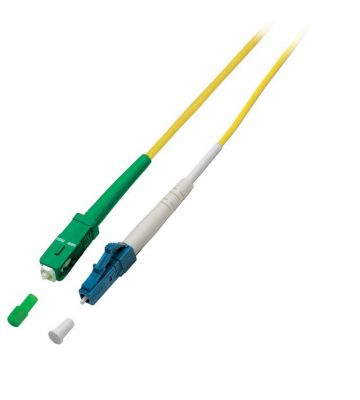 OS2 simplex fibre optic cable SC/APC-LC 1m