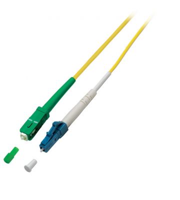 OS2 simplex fibre optic cable SC/APC-LC 7m