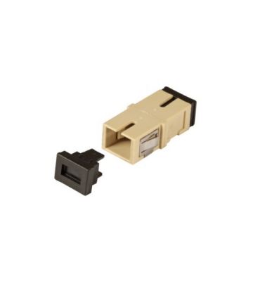 Multimode keystone coupling SC-SC simplex beige