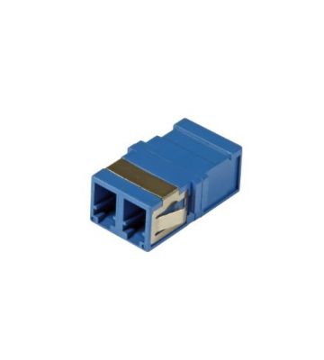 Singlemode keystone coupling LC-LC duplex blue