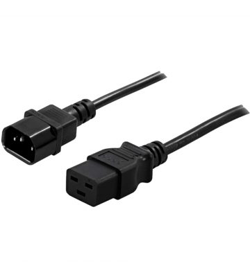 Power cable C14 to C19 1,80m black