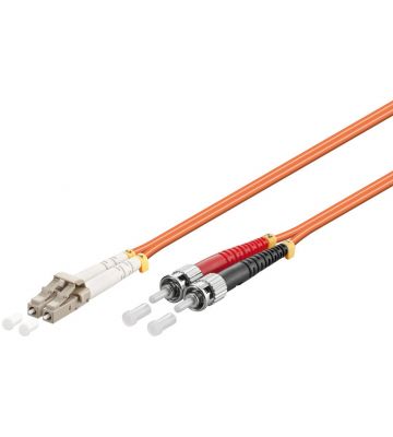 Fibre optic cable LC-ST OM2 1m