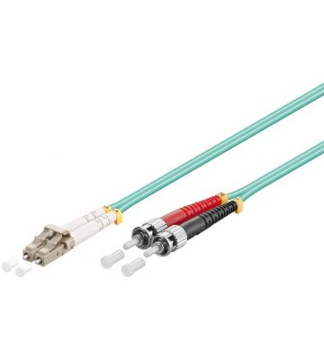 Fibre optic cable LC-ST OM3 1m