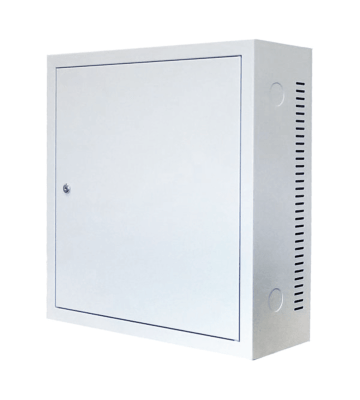 3U wall cabinet with metal door 185mm deep