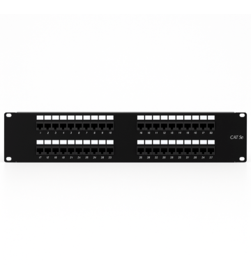 19 Inch Patch Panel – 32 Ports Cat5e UTP