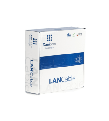 DANICOM CAT5E UTP 100m on a reel solid - LSZH (Eca)
