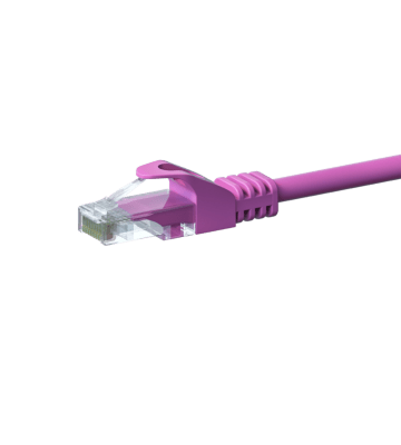 UTP CAT5e 2m pink - 100% copper