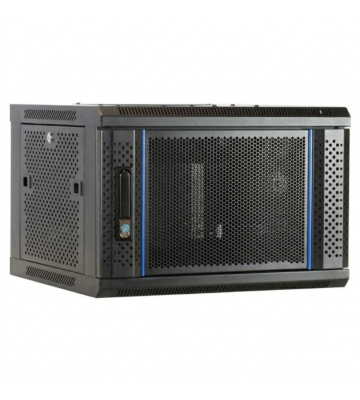 6U wall mount server rack with perforated door 600x450x368mm