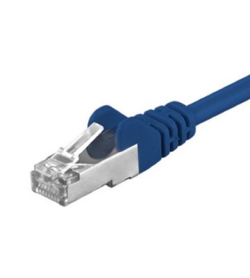 CAT5e FTP 0,25m blue