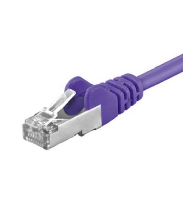 CAT5e FTP 0,25m purple