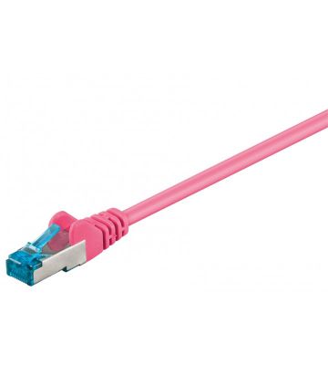 CAT6a S/FTP (PIMF) 0,25m pink