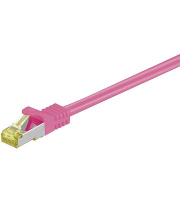 Cat7 S/FTP (PIMF) 30m pink