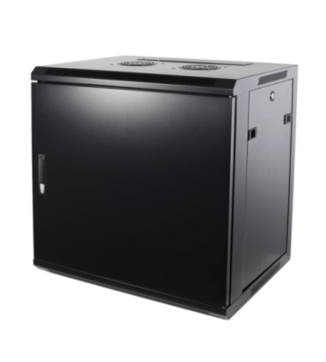 9U wall mount server rack with metal door 600x600x500mm (WxDxH)