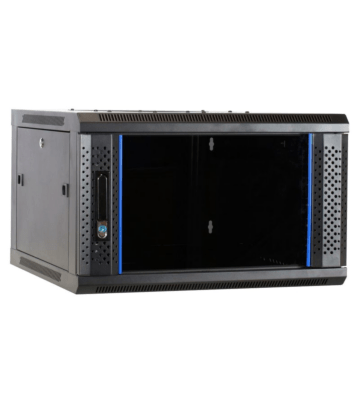 4U wall mount server rack with glass door 600x600x280mm (WxDxH)