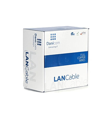 DANICOM CAT7 S/FTP 100m on a reel solid - LSZH (Dca)