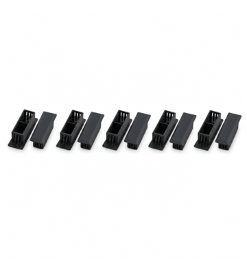 Cover cap for SC duplex and LC quad patch panel - 10 pieces