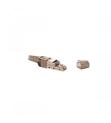 S/FTP PiMF CAT6, 6A / 7 Toolless RJ45 Connector 10 gigabit - for solid cable