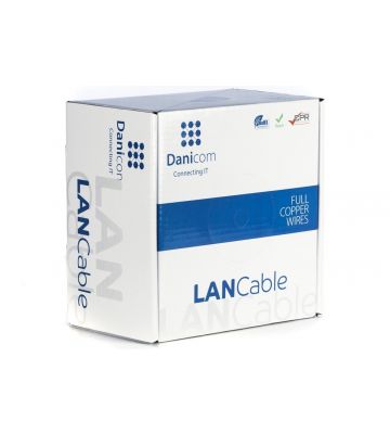 DANICOM CAT6A S/FTP 100mon a reel stranded -  LSZH (Fca)