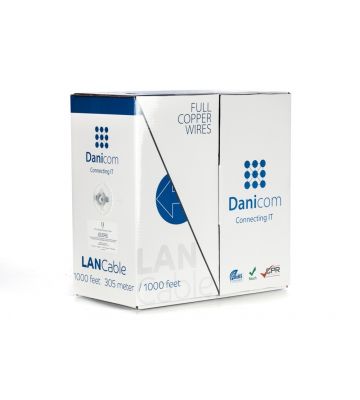 DANICOM CAT6 UTP 305m on a reel solid - LSZH (Eca)