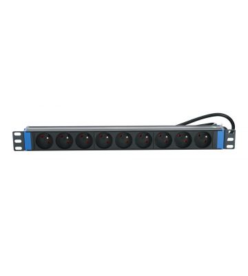 19 inch power strip with 9 sockets and pen earth