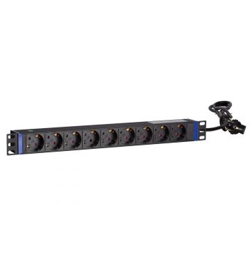 19 inch 9-way power strip