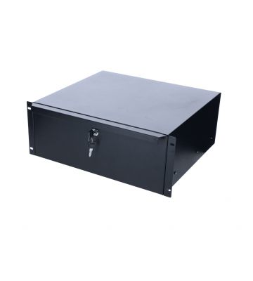 19 inch lockable metal drawer - 4U