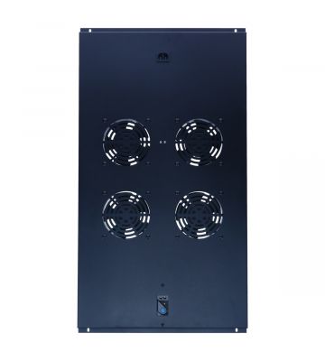 Fan set with 4 fans and thermostat suitable for 1000mm deep server racks