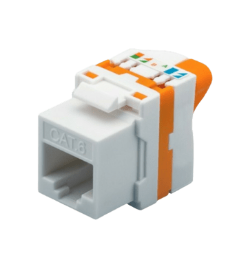 Cat6 UTP Keystone Connector - Toolless Twist
