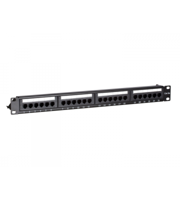 CAT5e UTP patch panel - 24 ports