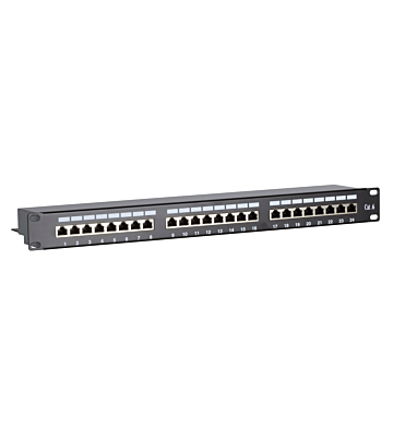 CAT6 FTP patch panel - 24 ports