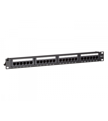 CAT6 UTP patch panel - 24 ports