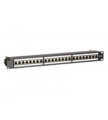 CAT6a STP patch panel - 24 ports