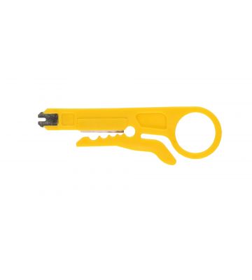 Cable stripper and LSA punch down tool