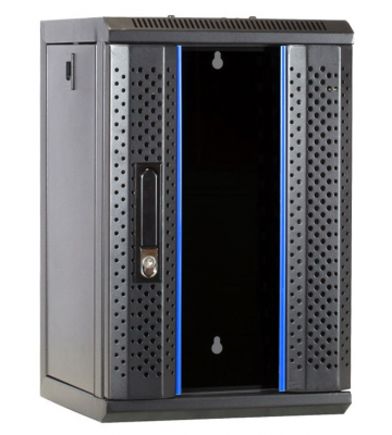 10 inch 9U server rack with glass door 312x310x486mm (WxDxH)