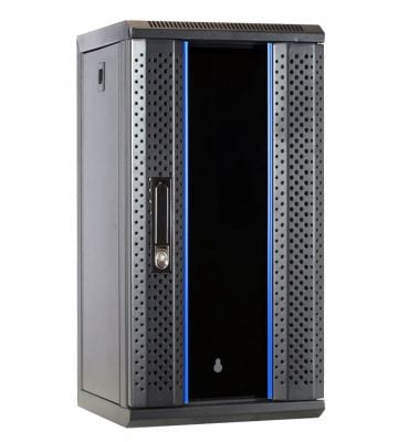 10 inch 12U server rack with glass door 312x310x618mm (WxDxH)